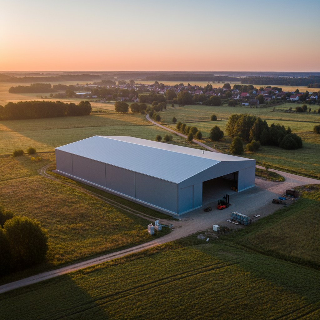 Industrial hangar 20×40 m: real cases and ROI