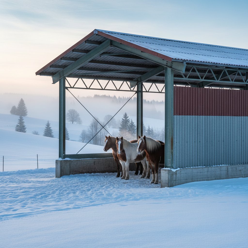 Winter Shelter for Pasture Horses: The Essential Guide for European Owners 2026