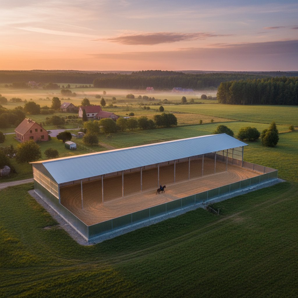 Mažas maniežas 15×30 m: realūs atvejai ir investicijų grąža